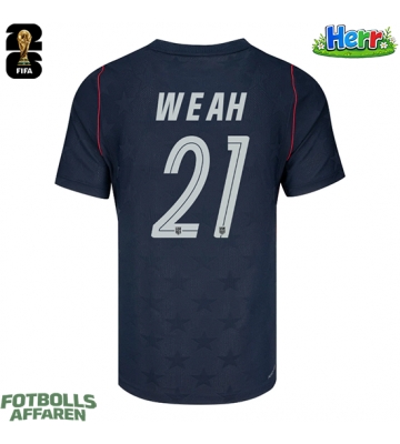 Förenta stater Timothy Weah #21 Bortatröja VM 2026 Kortärmad